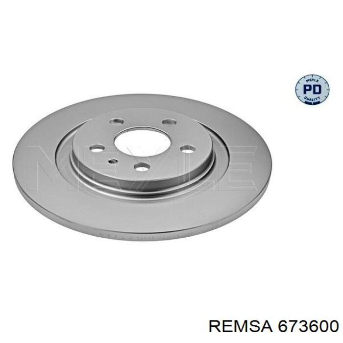 6736.00 Remsa disco de freno trasero