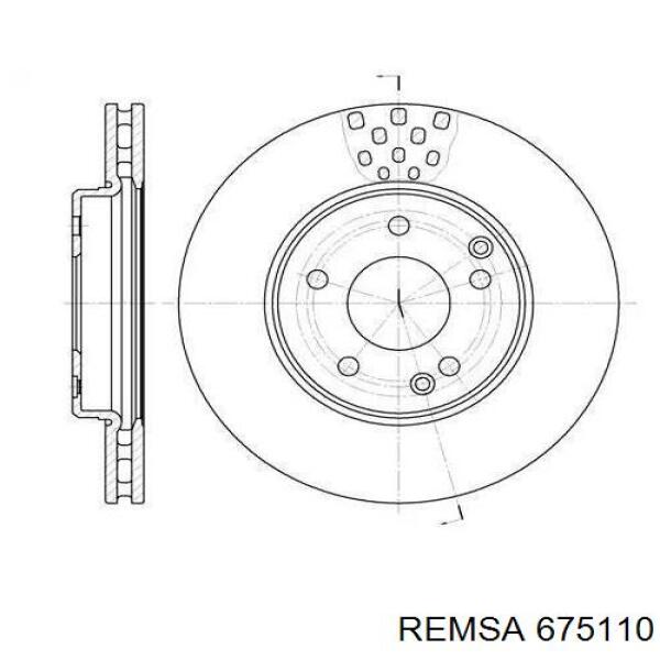 Frenos delanteros Remsa 675110 precio, desde 34,15 EUR