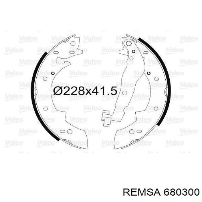 6803.00 Remsa disco de freno trasero