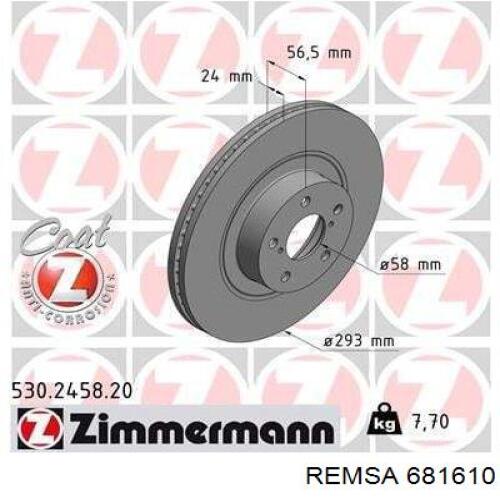 Freno de disco delantero Subaru Impreza 1 GC