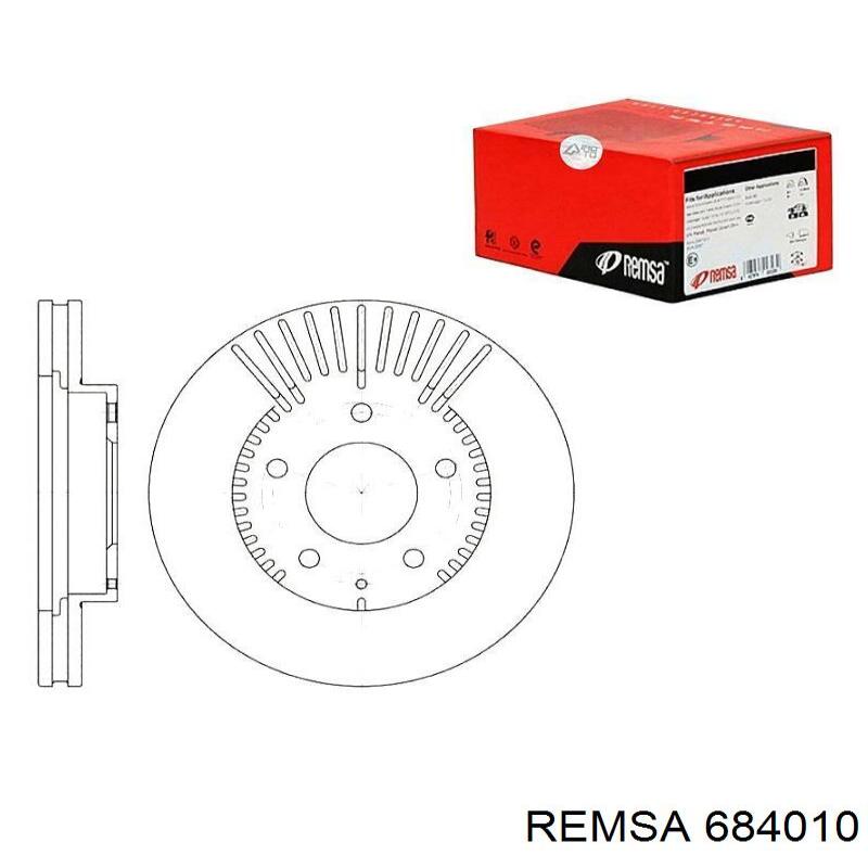 684010 Remsa freno de disco delantero