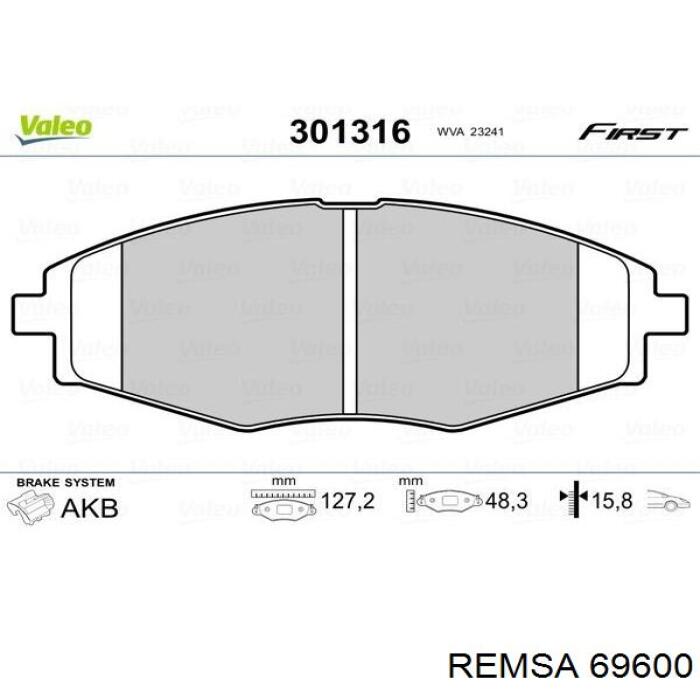 Pastillas de freno delanteras Chevrolet Spark (Matiz) M200, M250