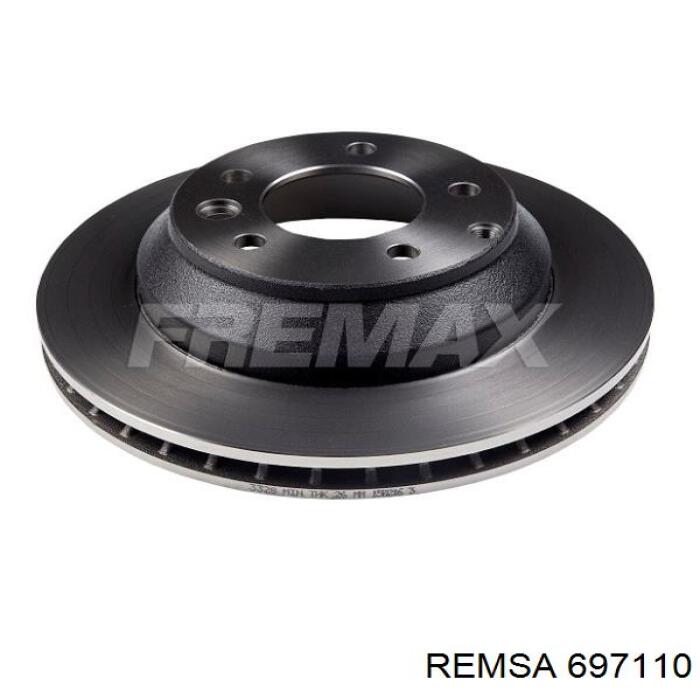 697110 Remsa Freno de disco trasero