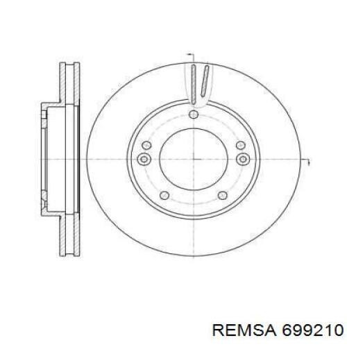 Frenos delanteros Remsa 699210 precio, desde 57,70 EUR