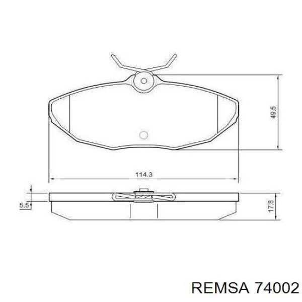 Pastillas de freno delanteras Toyota Prius NHW20