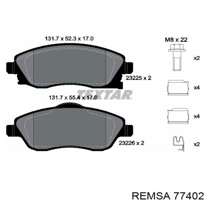 Pastillas de freno delanteras Opel Corsa F08, F68