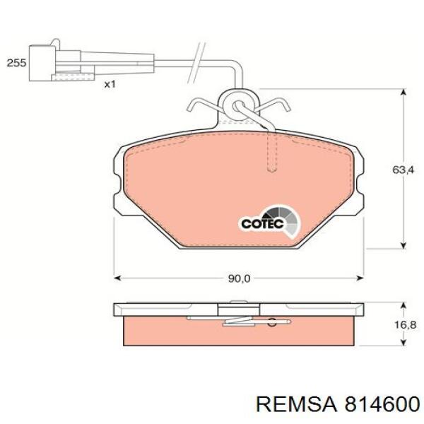 Disco de freno trasero Alfa Romeo 146 930