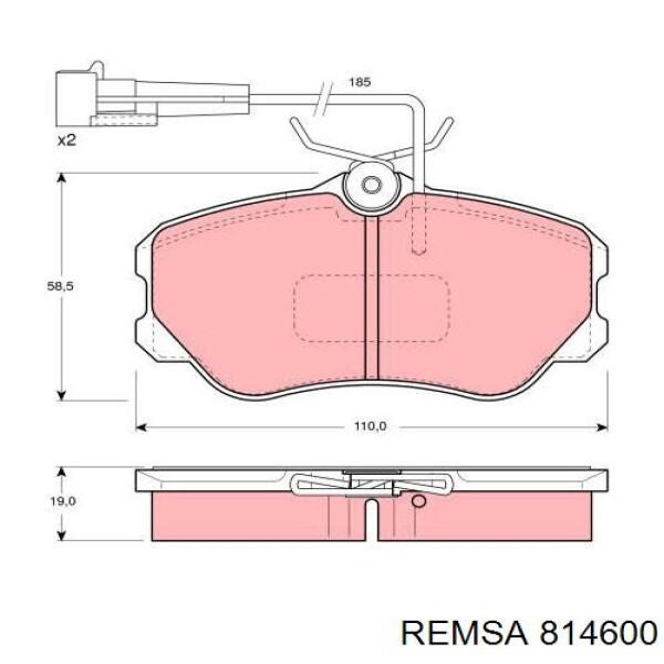 Disco de freno trasero Alfa Romeo 146 930