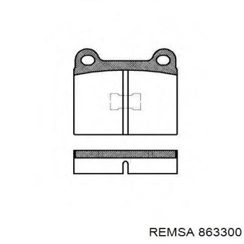 Frenos delanteros Remsa 863300 precio, desde 142,83 EUR