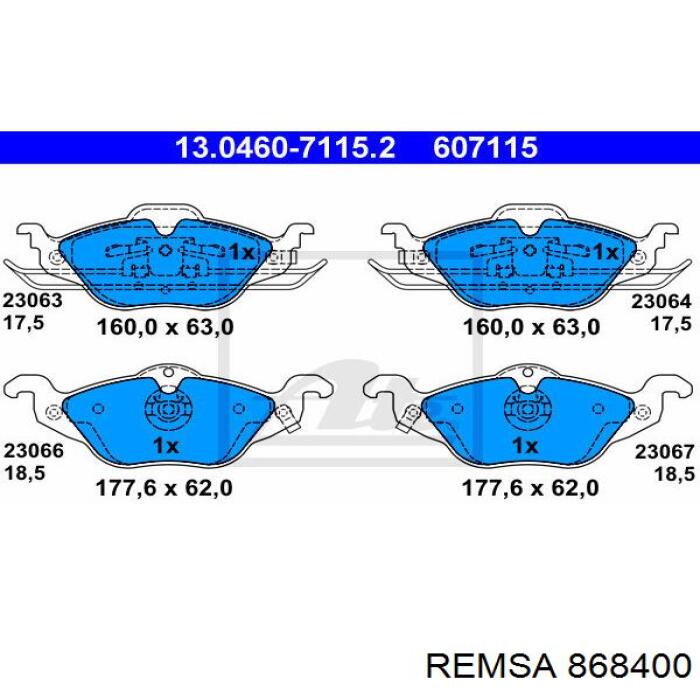 Frenos delanteros Brembo DP59007 precio, desde 261,42 EUR