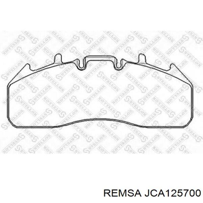 JCA1257.00 Remsa pastillas de freno delanteras