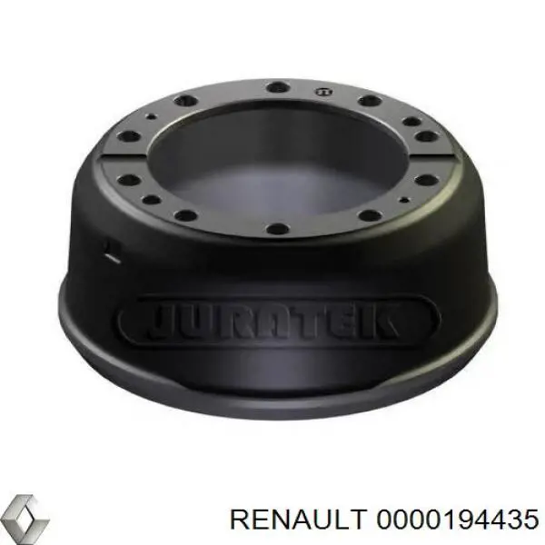 0000194435 Renault (RVI) Tambor de freno trasero