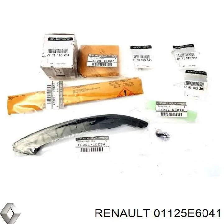 Perno del tensor de la cadena de distribución Nissan/Infiniti 01125E6041 precio, desde 3,45 EUR