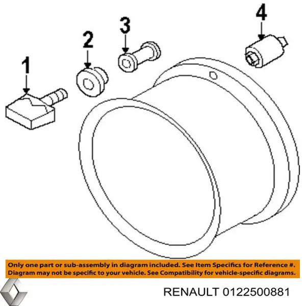  Nissan/Infiniti 0122500881 precio, desde 2,96 EUR