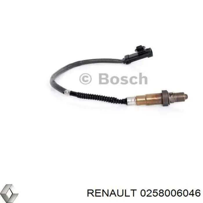 Sonda lambda post catalizador Renault (RVI) 0258006046