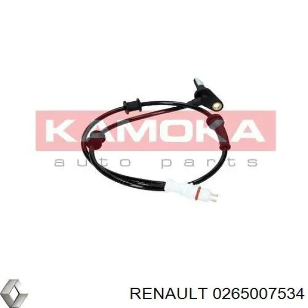 0265007534 Renault (RVI) sensor abs trasero izquierdo
