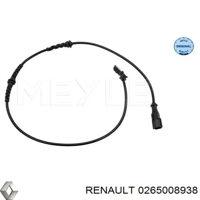 0265008938 Renault (RVI) sensor abs trasero