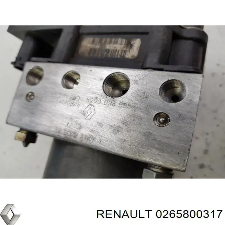 0265800317 Renault (RVI) Unidad de control ABS hidráulico