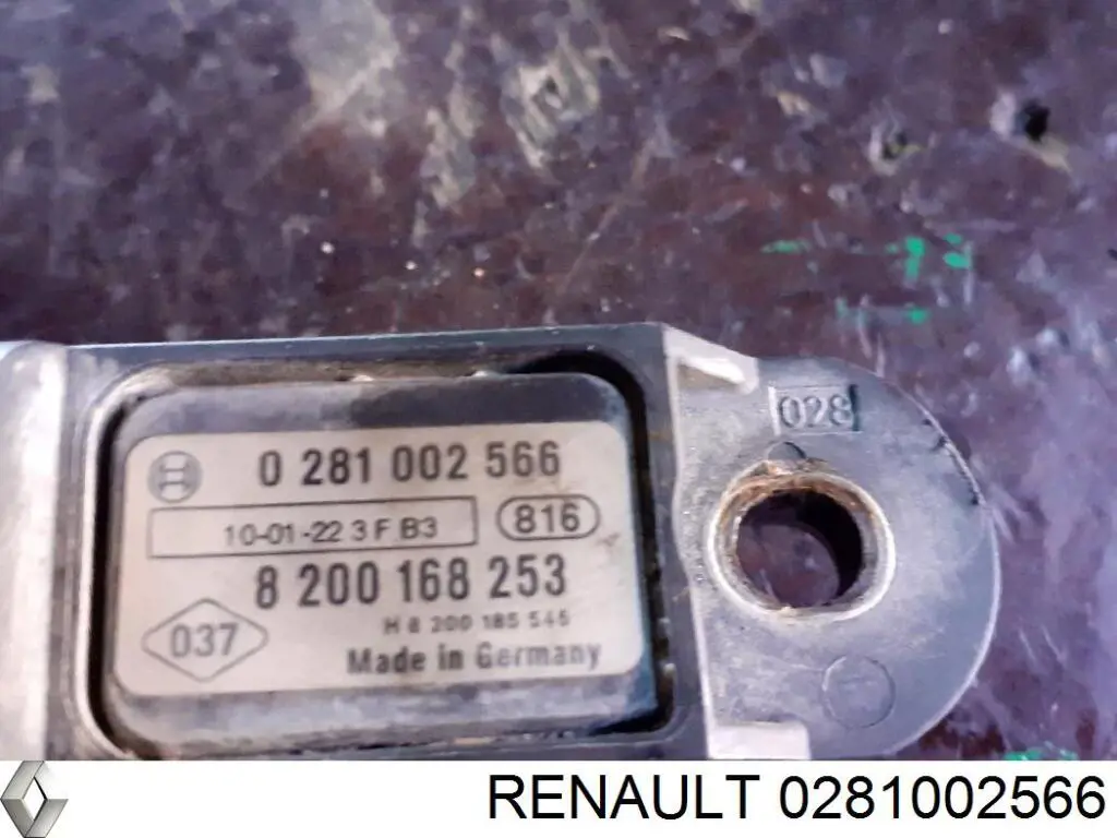Comprar 0281002566 Renault (RVI) Sensor de presión de sobrealimentación
