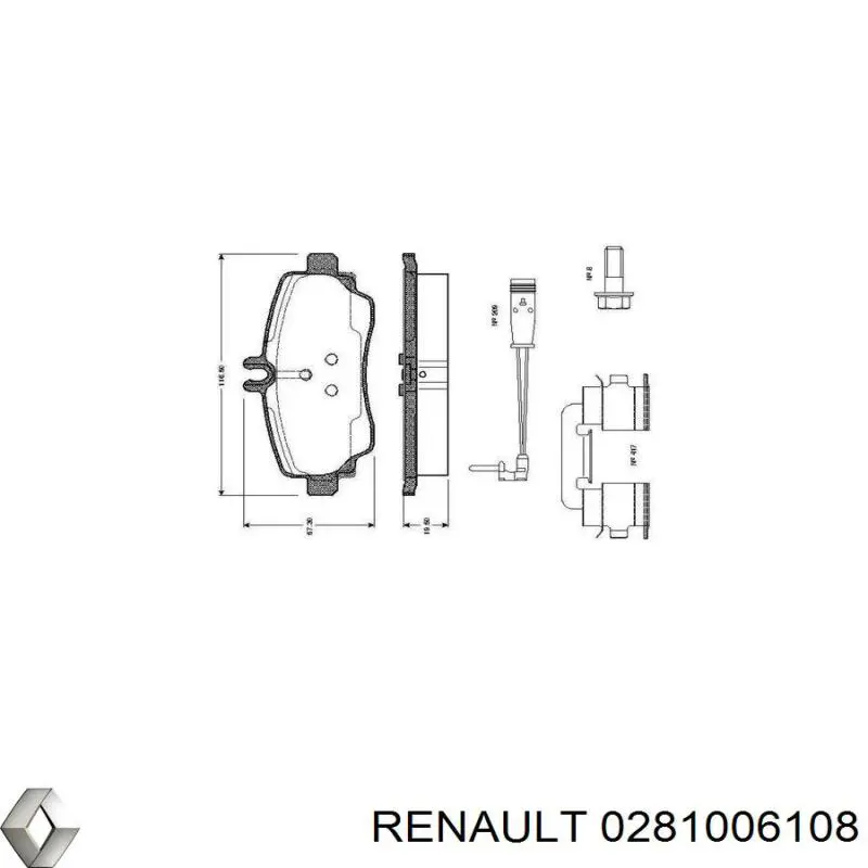 Sensor de presión de sobrealimentación 6269052700 Mercedes