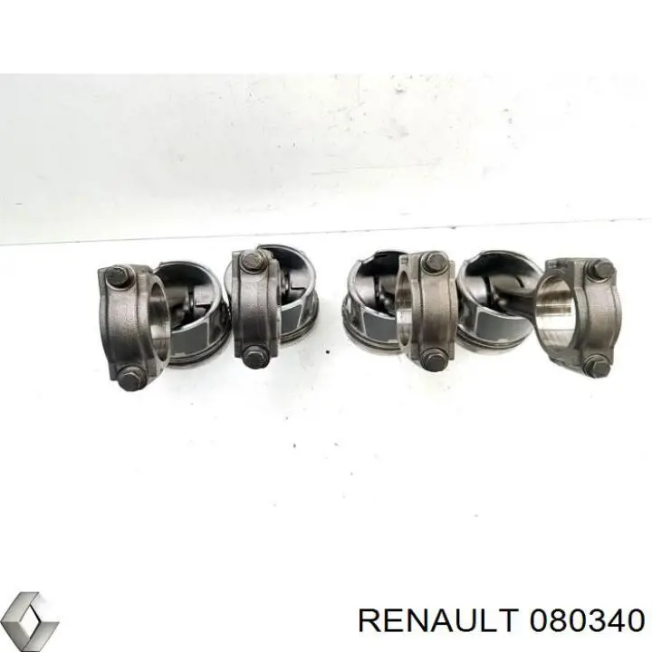 080340 Renault (RVI) pistón completo para 1 cilindro, std