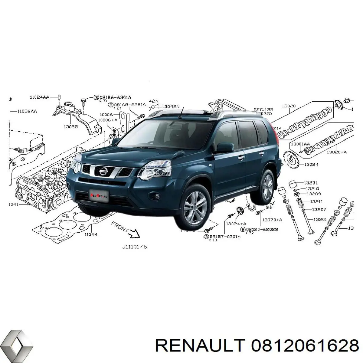 0812061628 Renault (RVI)