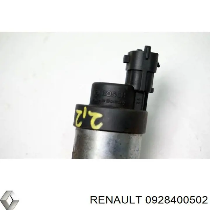 Válvula reguladora de presión del sistema common rail 9109466 Opel
