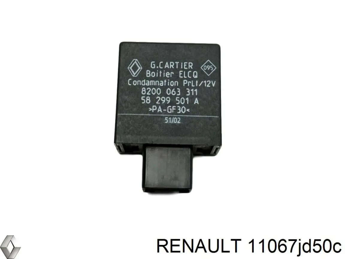 Relé de bujía de precalentamiento Nissan Sunny 3 N14