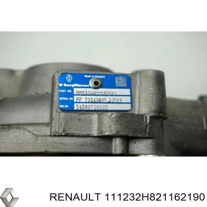 Comprar 111232H821162190 Renault (RVI) Turbo de coche