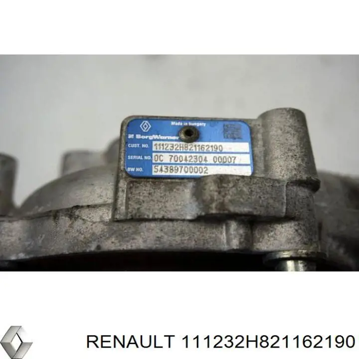 Turbocompresor Renault (RVI) 111232H821162190 precio, desde 200,65 EUR