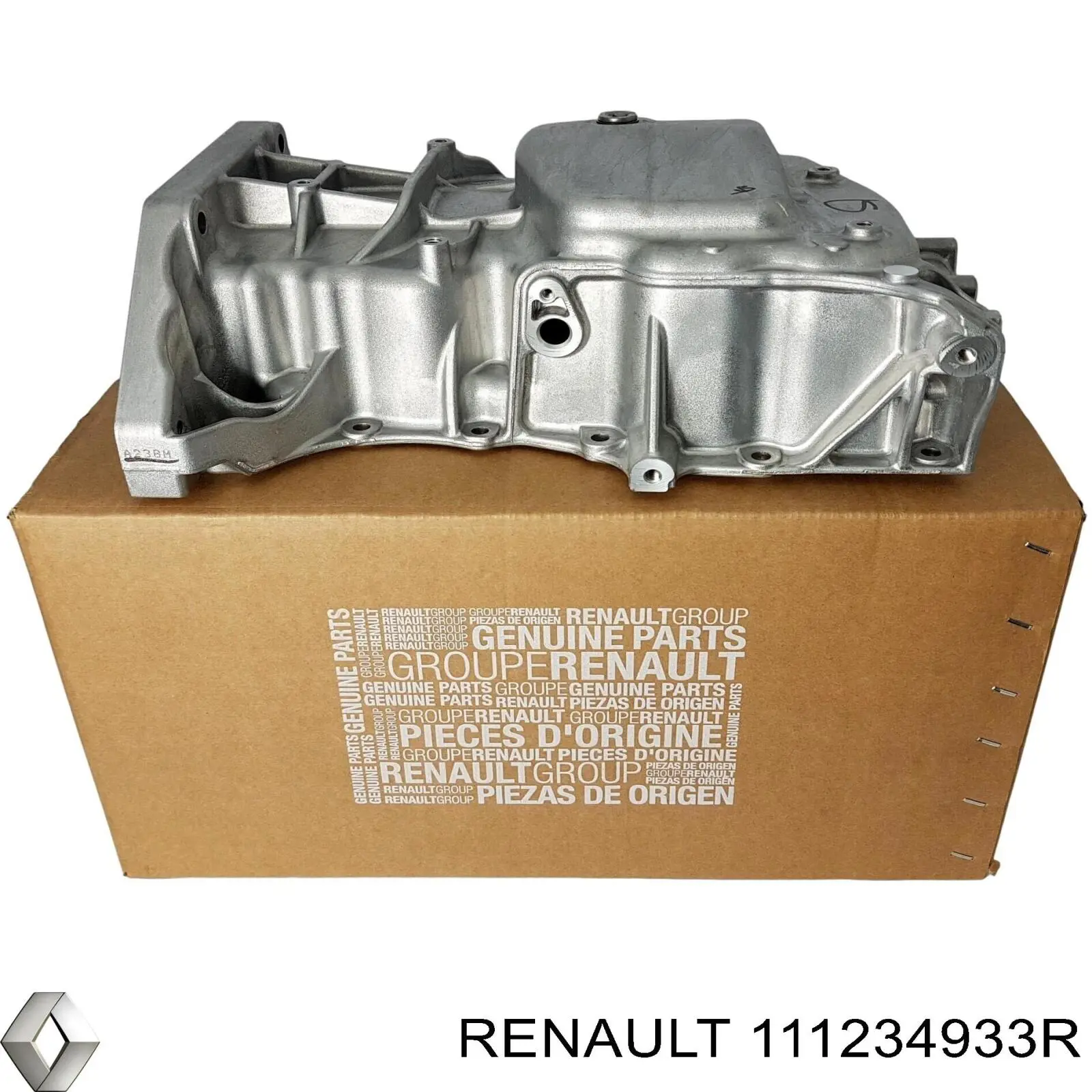 111234933R Renault (RVI) cárter de aceite, parte superior