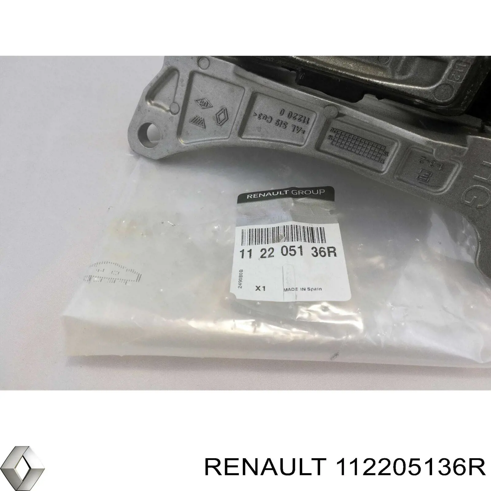 Soporte izquierdo del motor Renault (RVI) 112205136R precio, desde 39,60 EUR