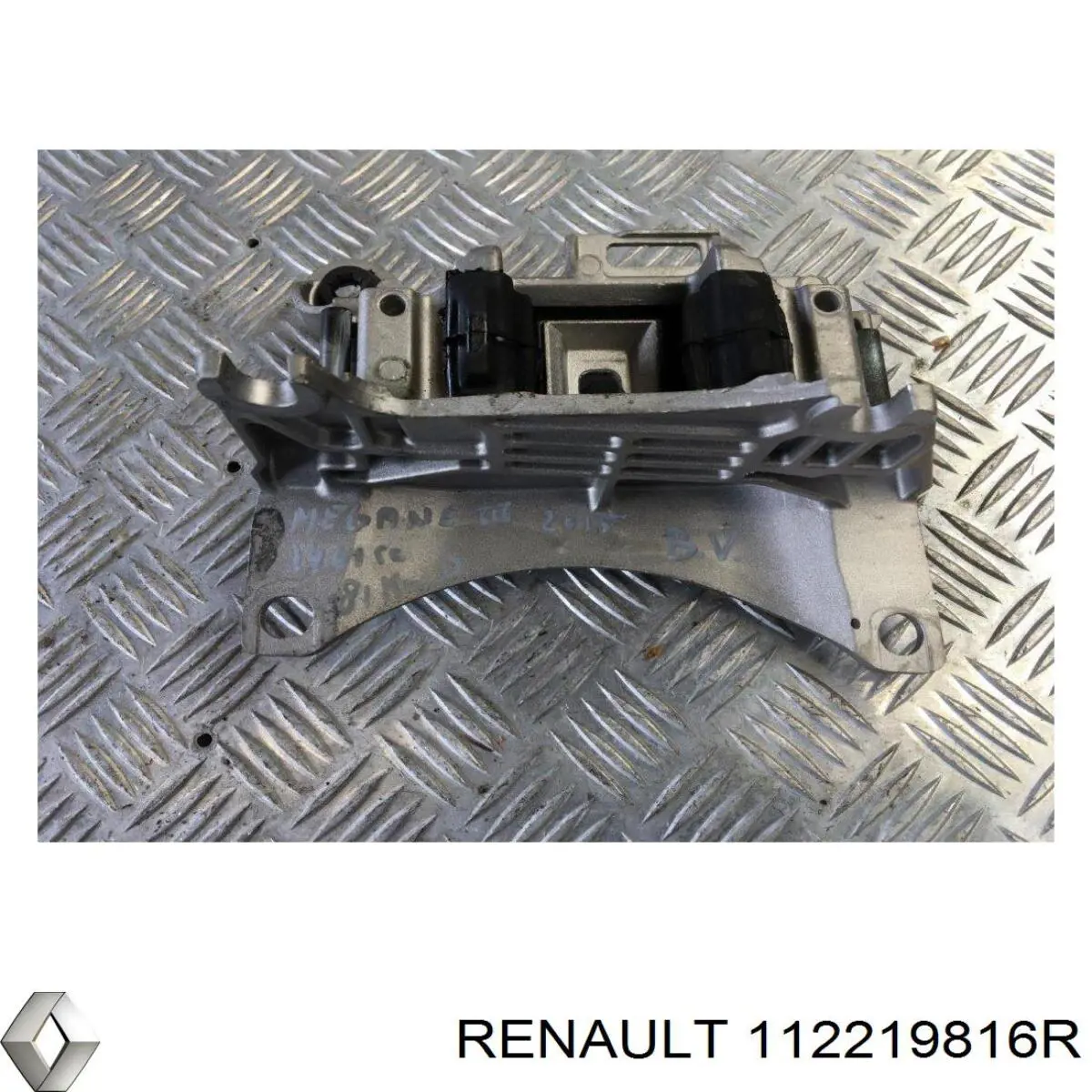 Comprar 112219816R Renault (RVI) Soporte izquierdo de la transmisión