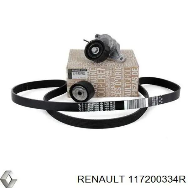 117200334R Renault (RVI) correa de transmisión
