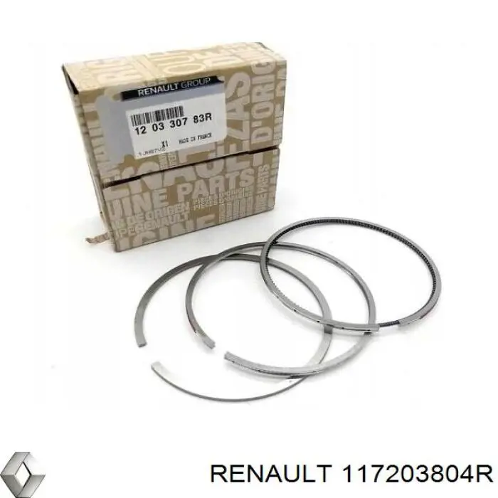 117203804R Renault (RVI) Correa de transmisión, completo