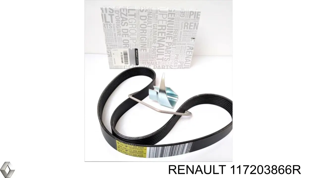 Correa de transmisión trapezoidal Renault (RVI) 117203866R precio, desde 26,62 EUR