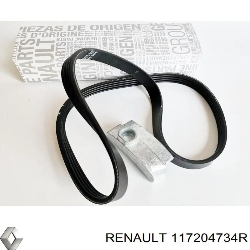 Correa de transmisión trapezoidal Renault (RVI) 117204734R precio, desde 13,83 EUR