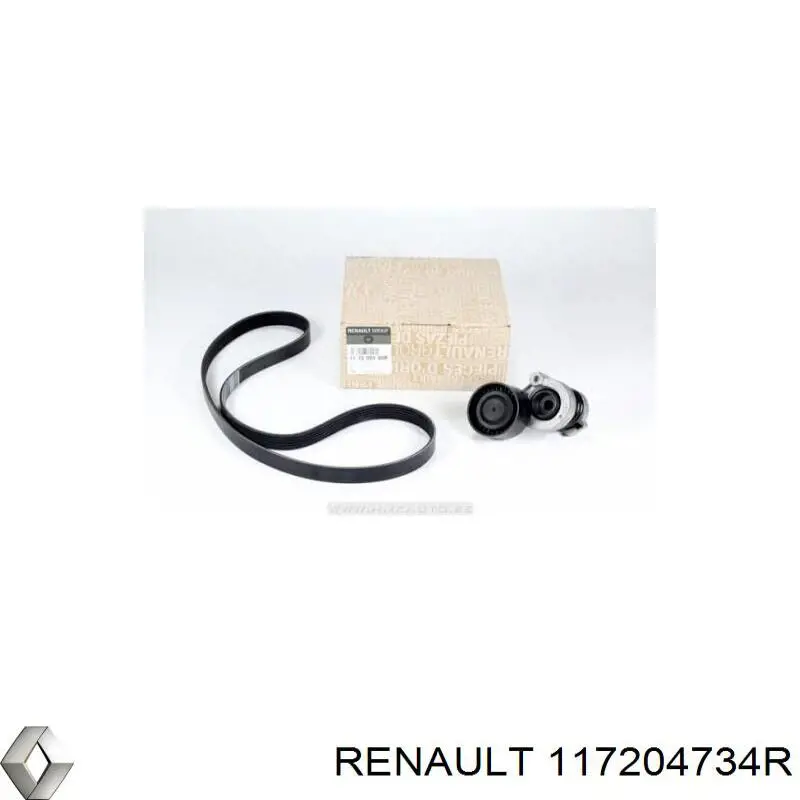 Comprar 117204734R Renault (RVI) Correa trapezoidal
