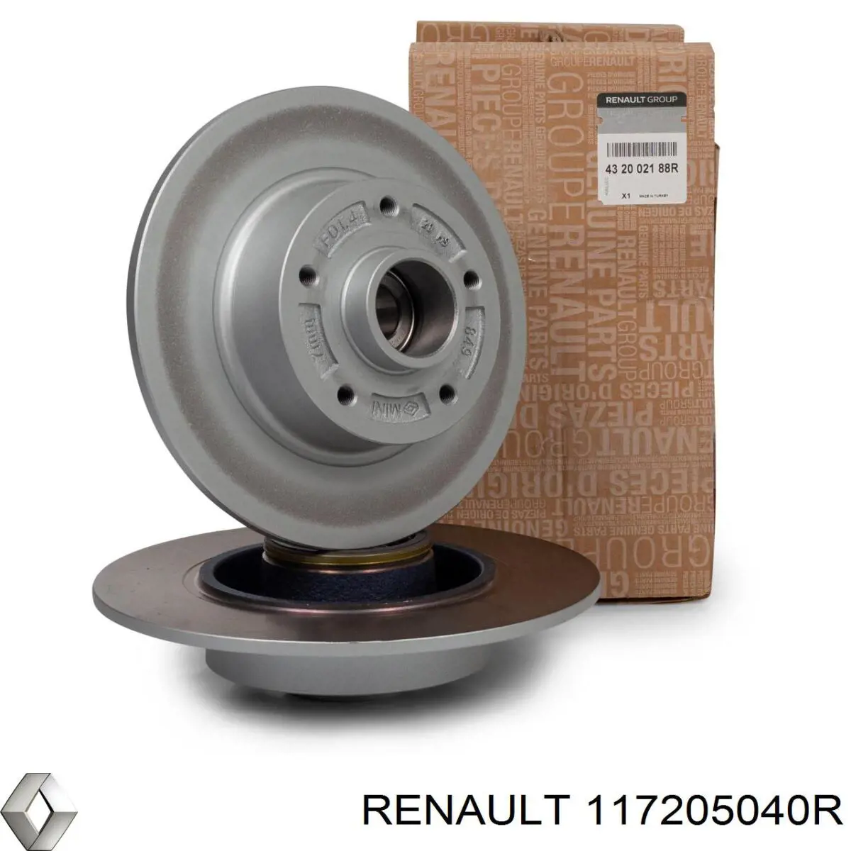 Correa de transmisión Renault (RVI) 117205040R