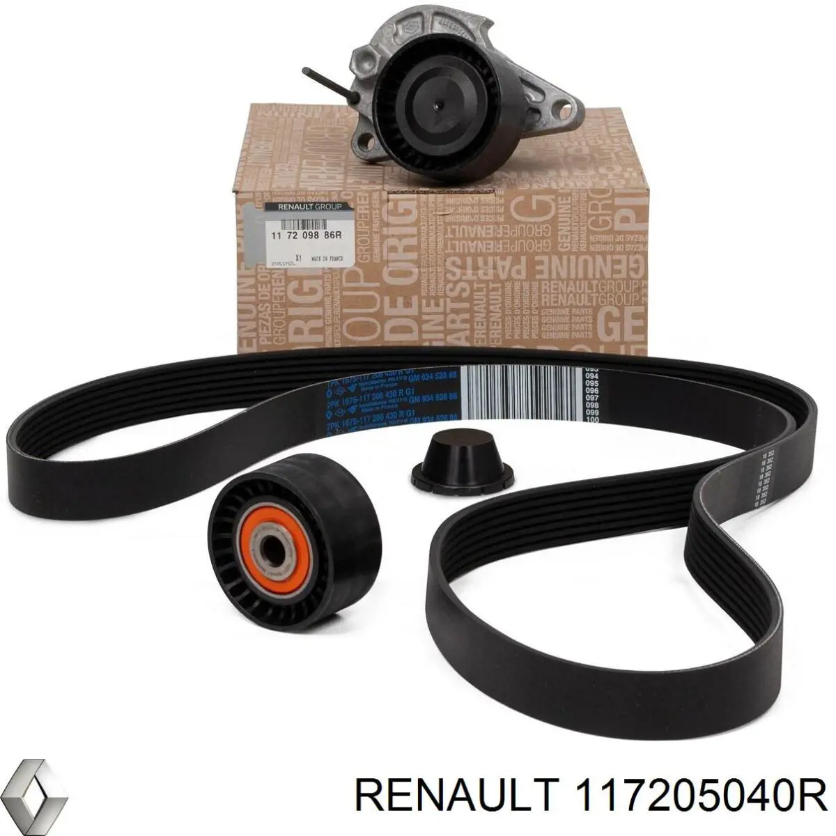 Correa de transmisión, juego Renault (RVI) 117205040R precio, desde 125,45 EUR