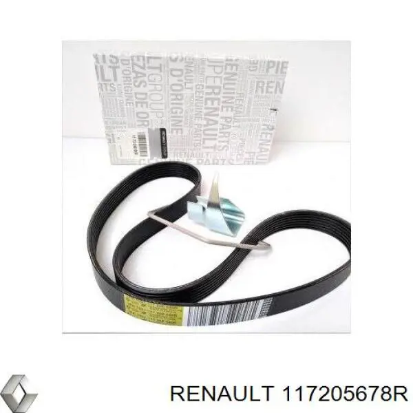 Correa de transmisión trapezoidal Renault (RVI) 117205678R precio, desde 24,44 EUR