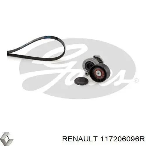 117206096R Renault (RVI) correa de transmisión