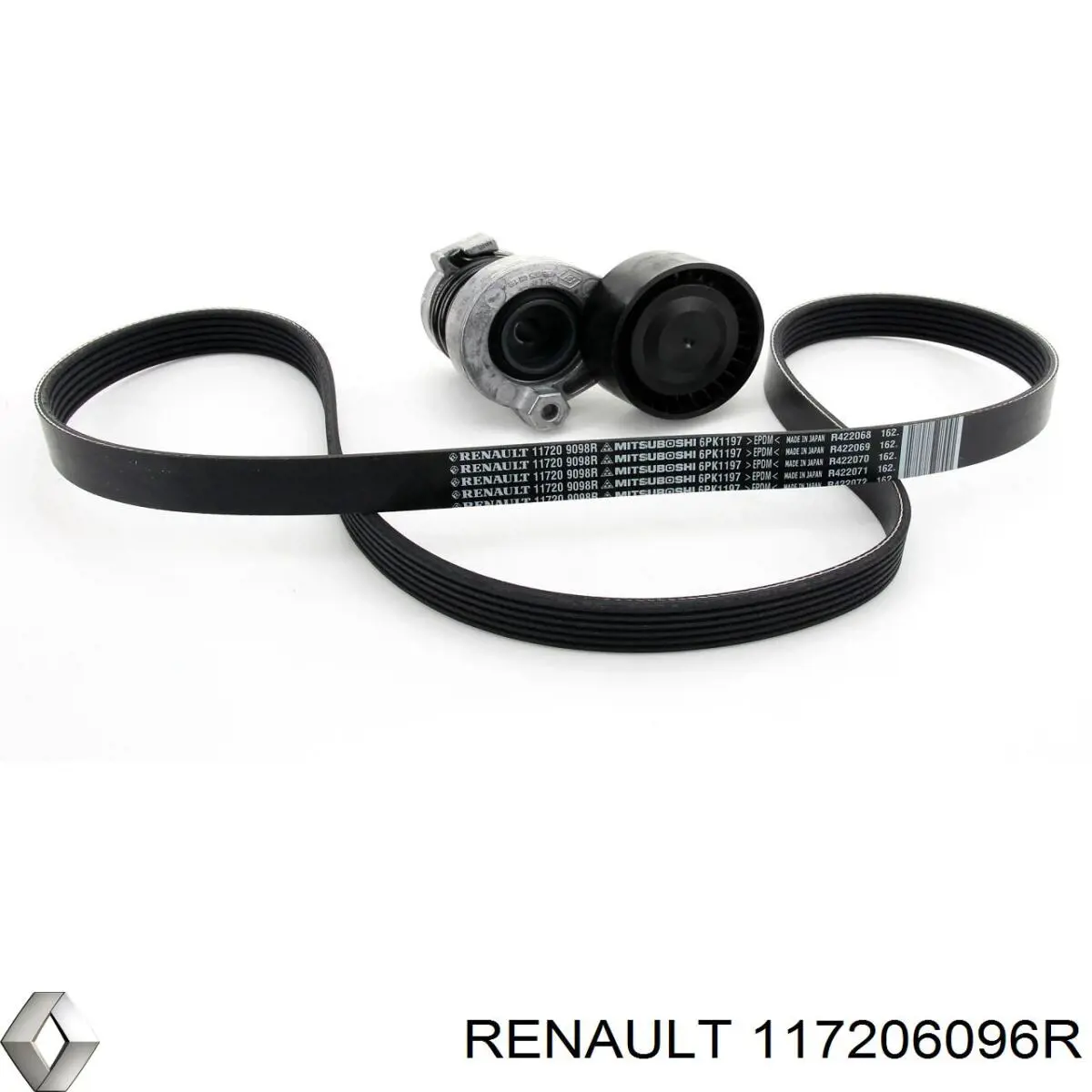 Correa de transmisión, juego Renault (RVI) 117206096R precio, desde 92,46 EUR