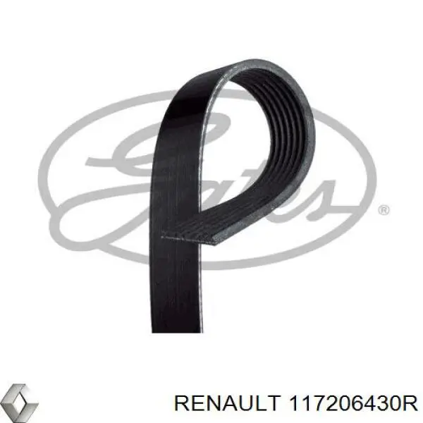 117206430R Renault (RVI) correa trapezoidal