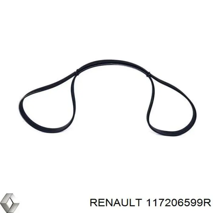 117206599R Renault (RVI) correa trapezoidal