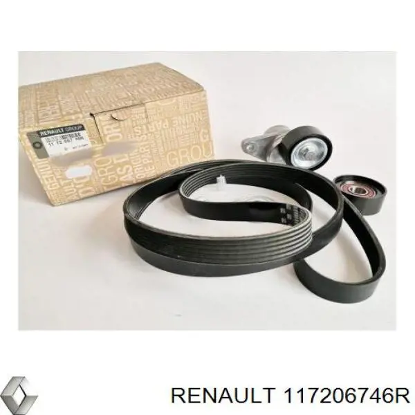 Correa de transmisión, juego Renault (RVI) 117206746R precio, desde 92,23 EUR
