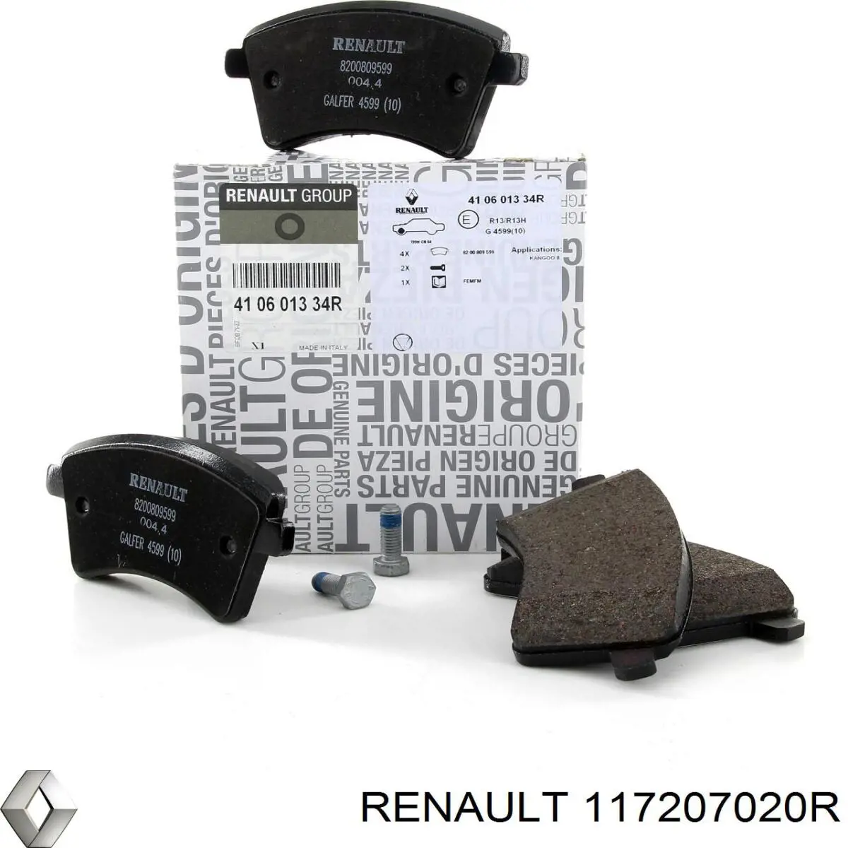 Correa de transmisión 117207020R Renault (RVI)
