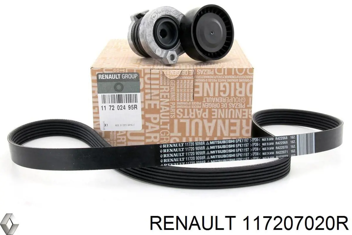 117207020R Renault (RVI) correa de transmisión