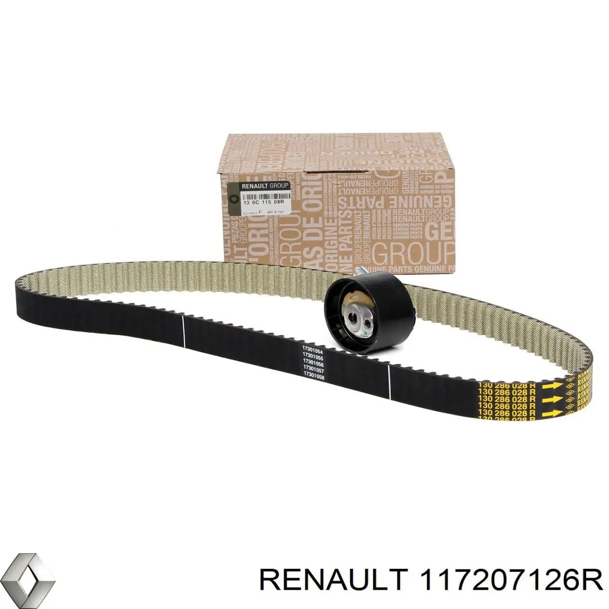 Correa de transmisión, juego Renault (RVI) 117207126R precio, desde 77,21 EUR