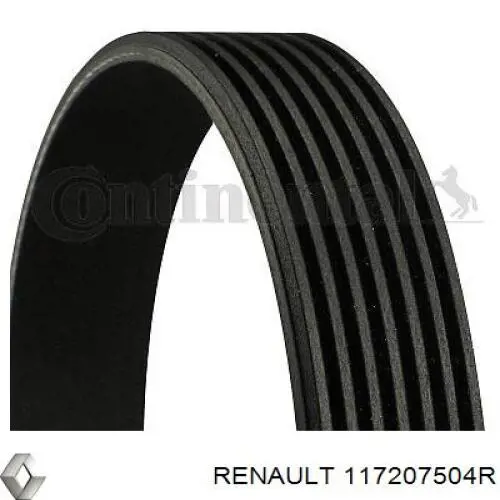 117207504R Renault (RVI) correa trapezoidal